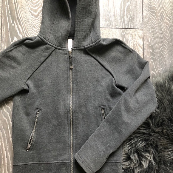 lululemon athletica Tops - Lululemon Grey Scuba Hoodie